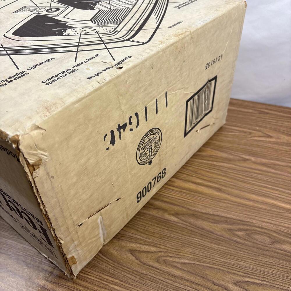 Vintage Pollenex Deep Heat FootRelief Massaging Footbath Mod: F151H NEW Old Stck - Picture 7 of 8